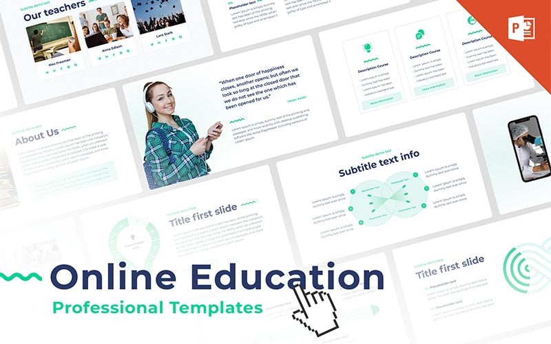 Template #116351 Education Lesson Webdesign Template - Logo template Preview