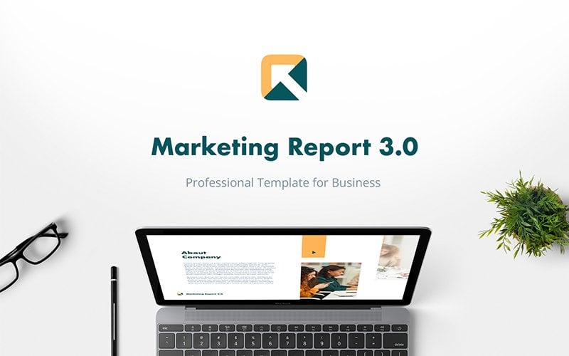 Template #116354 Report Marketing Webdesign Template - Logo template Preview