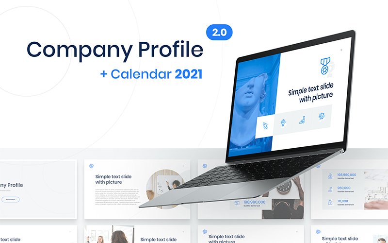 Template #116355 Profile Company Webdesign Template - Logo template Preview