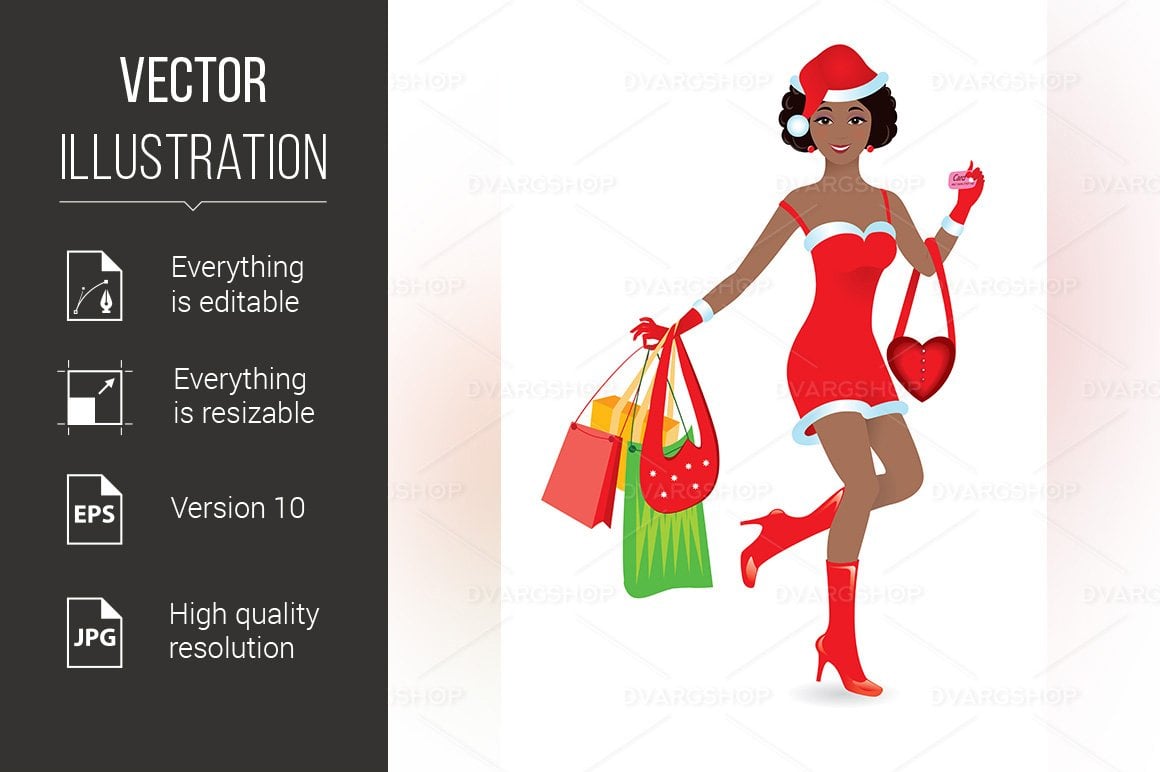 Kit Graphique #116443 Girl Shopping Divers Modles Web - Logo template Preview