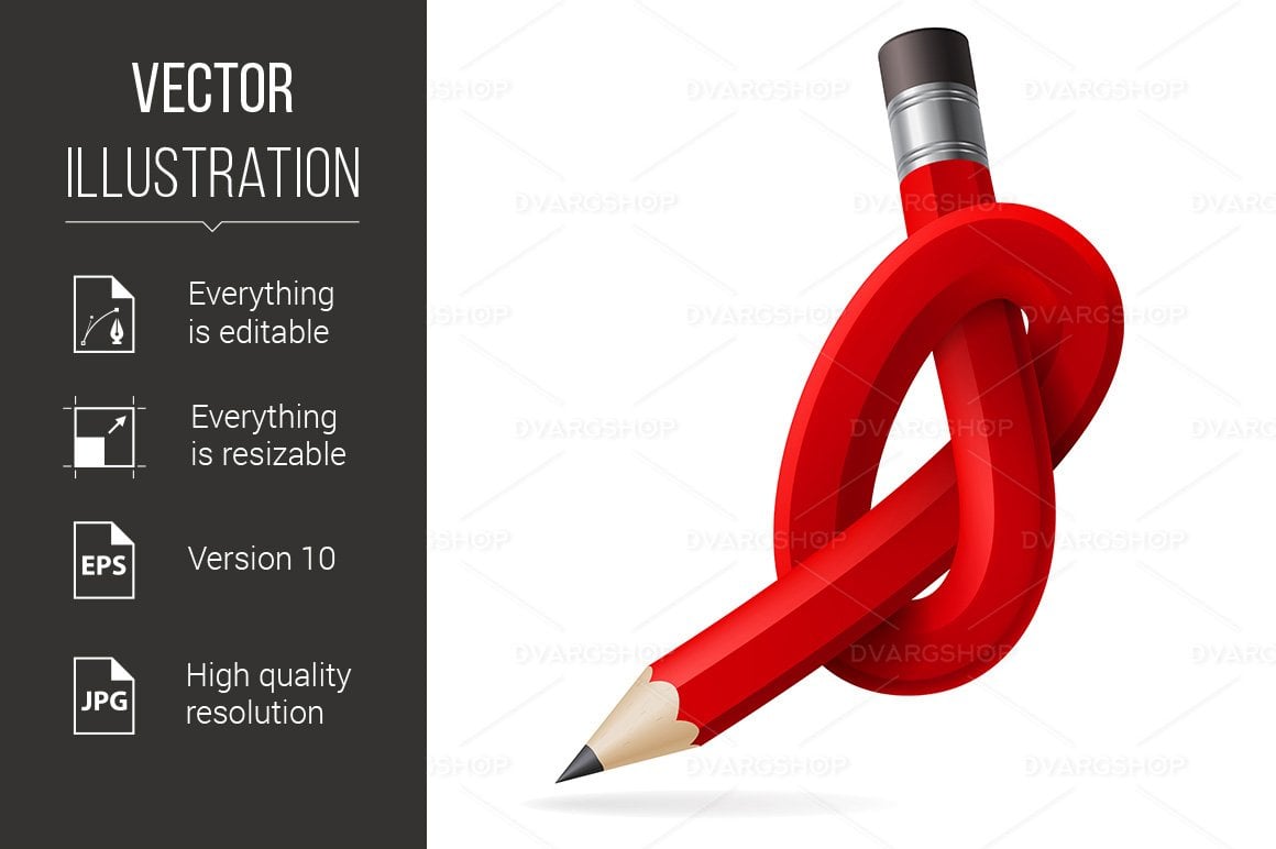 Kit Graphique #116456 Pencil Abstract Divers Modles Web - Logo template Preview