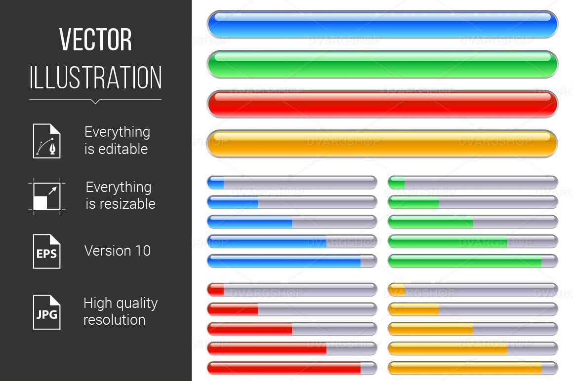 Template #116471 Loading Bars Webdesign Template - Logo template Preview