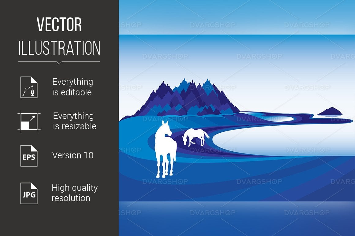 Kit Graphique #116473 Horse Silhouette Divers Modles Web - Logo template Preview