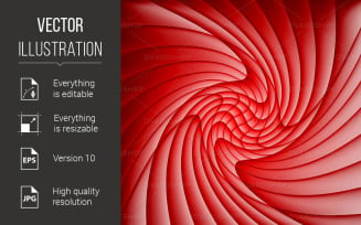 Abstract Red Background - Vector Image