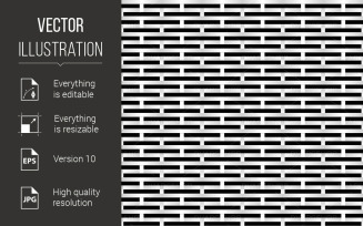 Black and White Grid - Vector Image