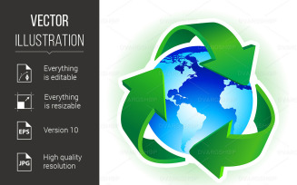 Recycle Symbol - Vector Image