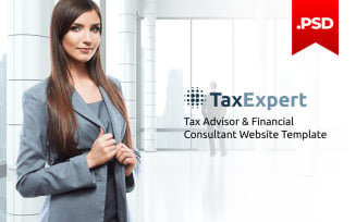 TaxExpert - Tax Advisor & Financial Consultant PSD Template