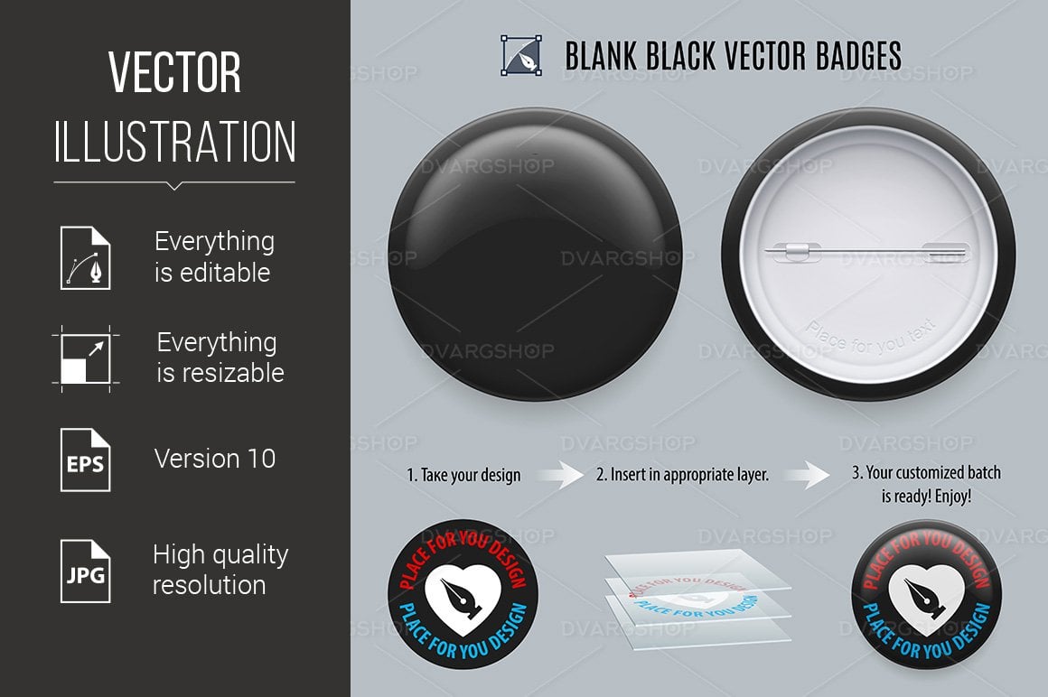 Template #116510 Vector Black Webdesign Template - Logo template Preview