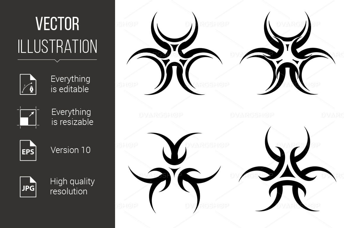 Kit Graphique #116535 Set Tattoos Divers Modles Web - Logo template Preview