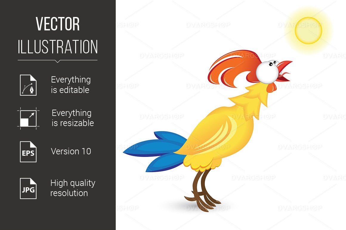 Kit Graphique #116552 Cock Sun Divers Modles Web - Logo template Preview