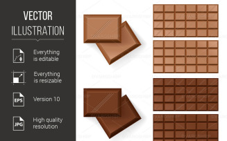 Chocolate Bars - Vector Image