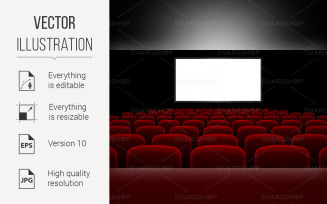 Cinema Hall - Vector Image