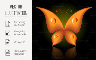 Simply Butterfly - Vector Image