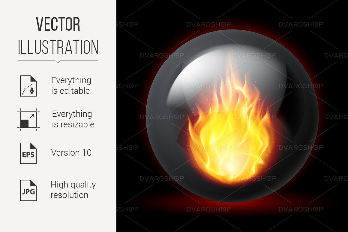 Kit Graphique #116601 Sphere Flames Divers Modles Web - Logo template Preview