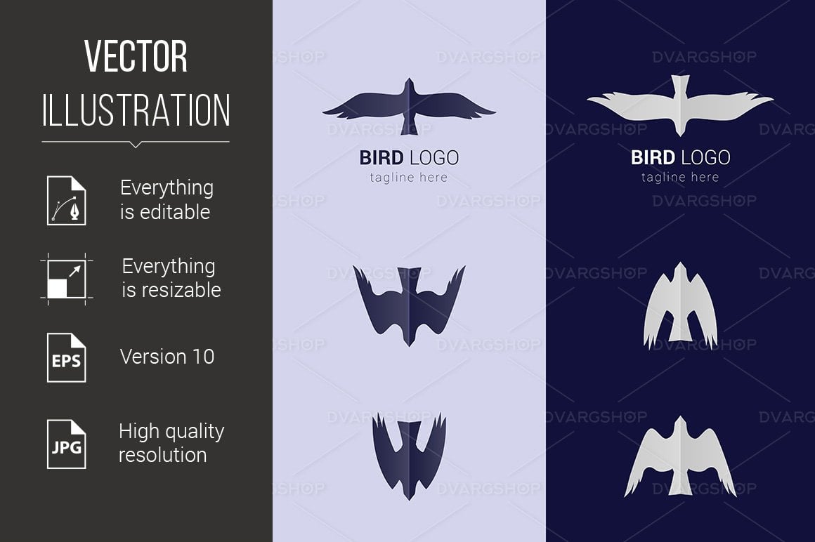 Kit Graphique #116615 Bird For Divers Modles Web - Logo template Preview