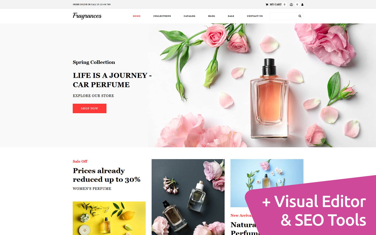 Template #116747 Perfume Store Webdesign Template - Logo template Preview