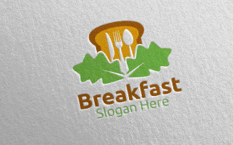 Fast Food Breakfast Delivery 15 Logo Template