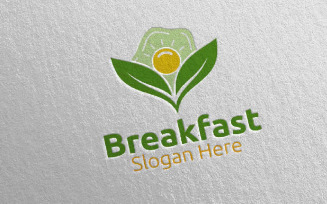 Fast Food Breakfast Delivery 18 Logo Template