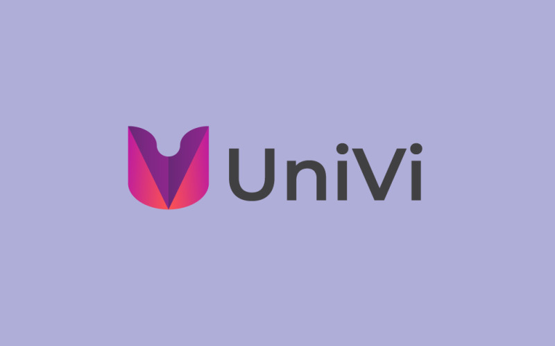 Letter U+V Logo Template