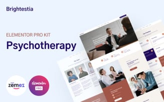Brightestia - Psychotherapy Elementor Kit