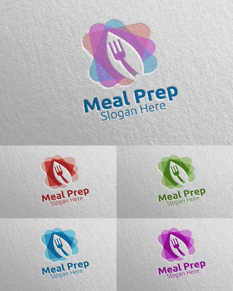 Kit Graphique #116930 Meal Prep Divers Modles Web - Logo template Preview