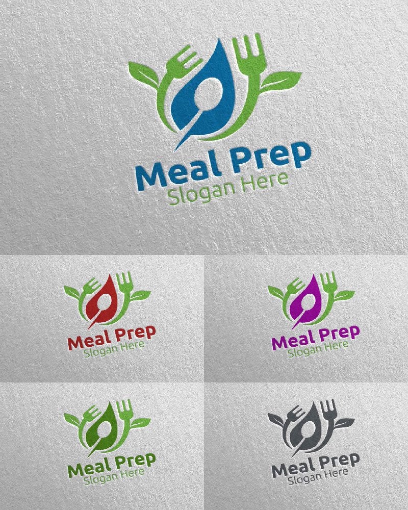 Kit Graphique #116934 Meal Prep Divers Modles Web - Logo template Preview