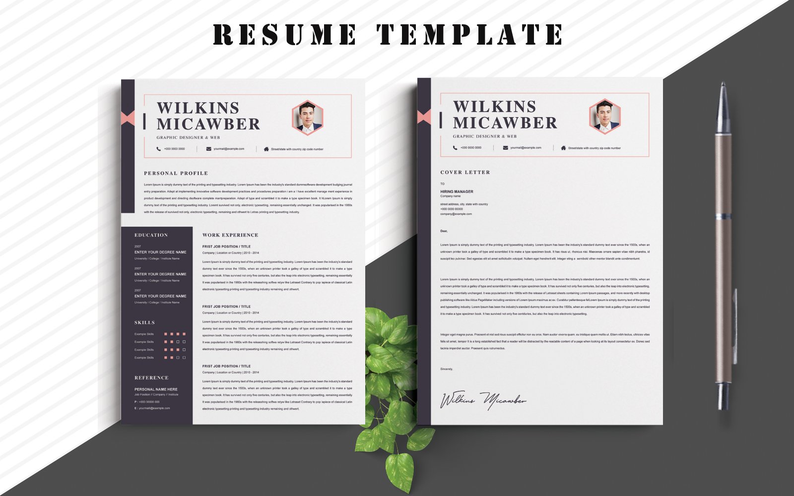 Template #117171 Page A4 Webdesign Template - Logo template Preview