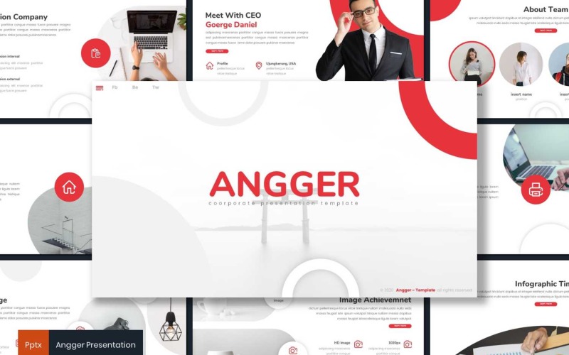 Angger PowerPoint template PowerPoint Template