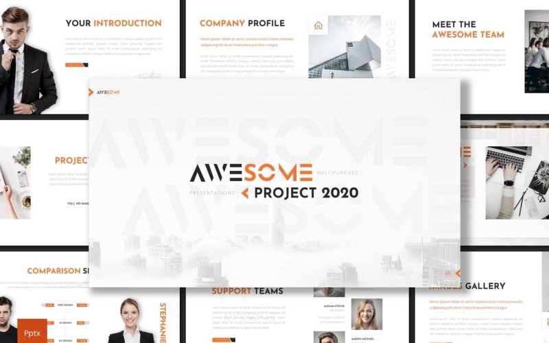 Awesome PowerPoint template PowerPoint Template