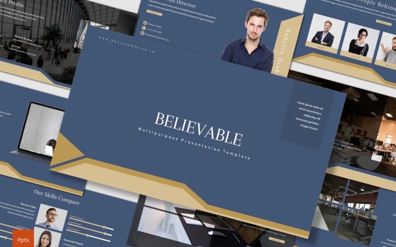 Believable PowerPoint template PowerPoint Template
