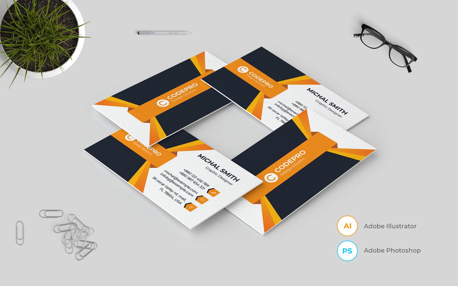 Kit Graphique #117205 Carte Carte Web Design - Logo template Preview