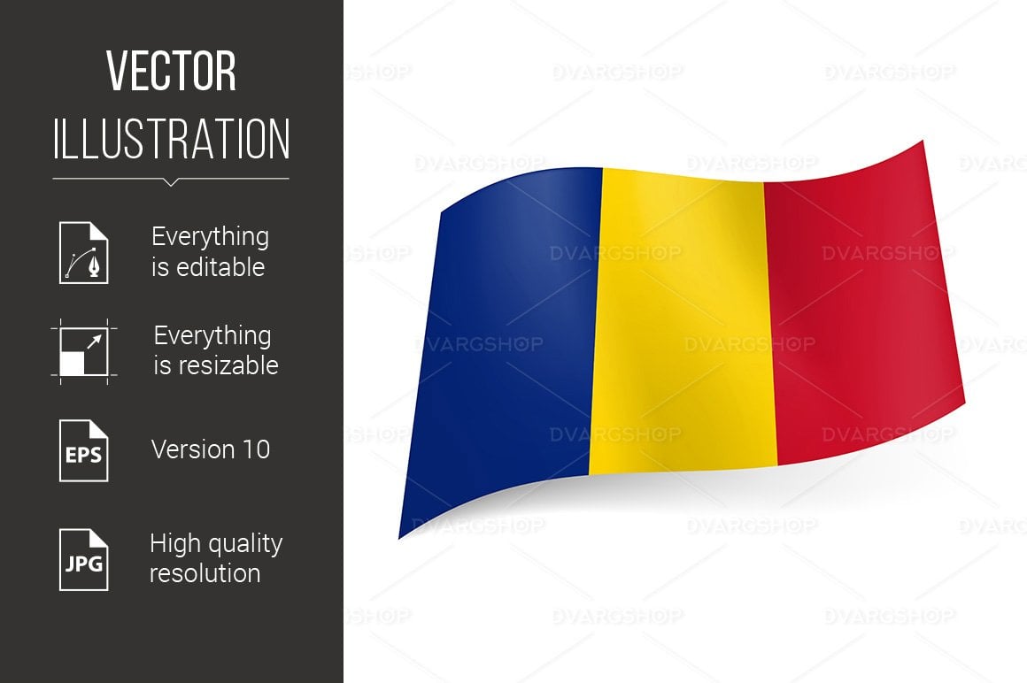 Kit Graphique #117269 Chad Flag Divers Modles Web - Logo template Preview