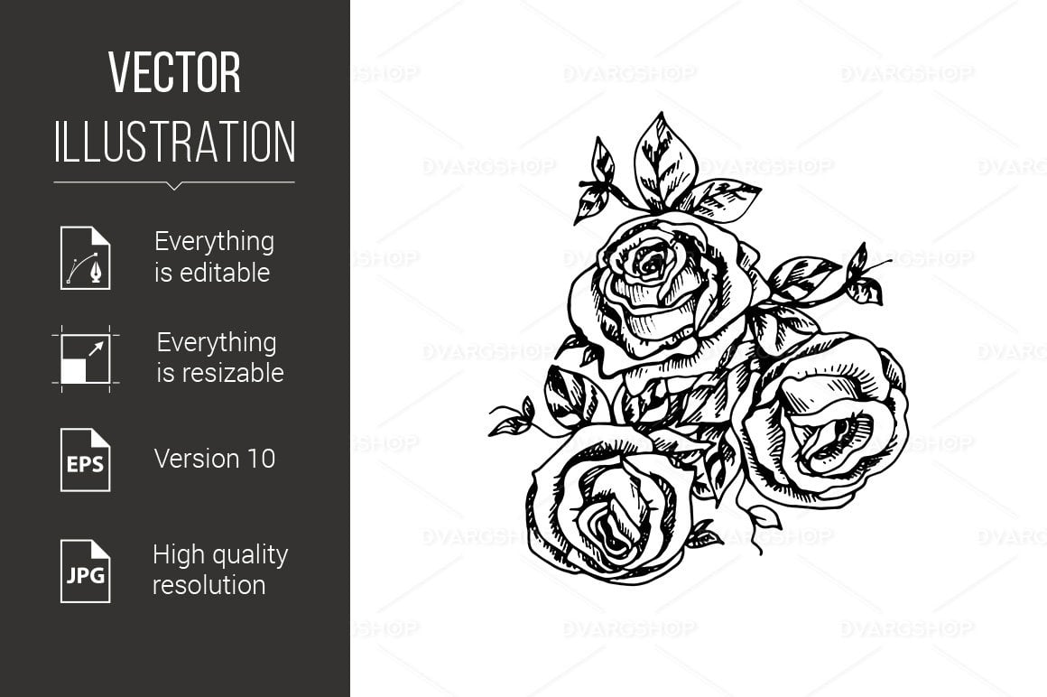 Kit Graphique #117282 Roses Background Divers Modles Web - Logo template Preview