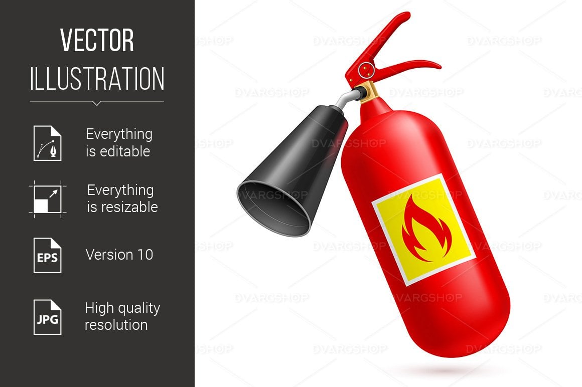 Kit Graphique #117284 Extinguisher Feu Divers Modles Web - Logo template Preview