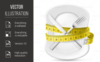 Diet Concept - Vector Image
