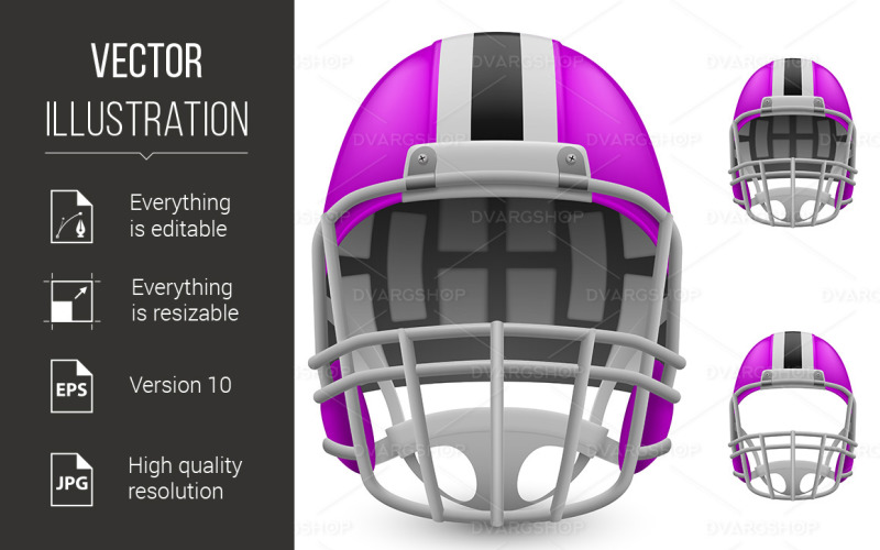 Helmet - Vector Image Vector Graphic