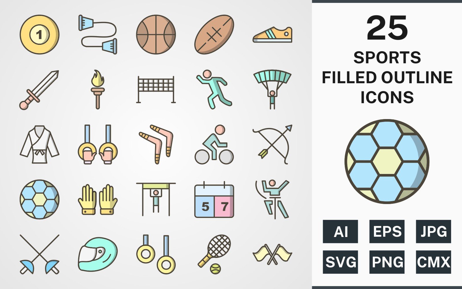 Kit Graphique #117385 Sports Jeux Divers Modles Web - Logo template Preview
