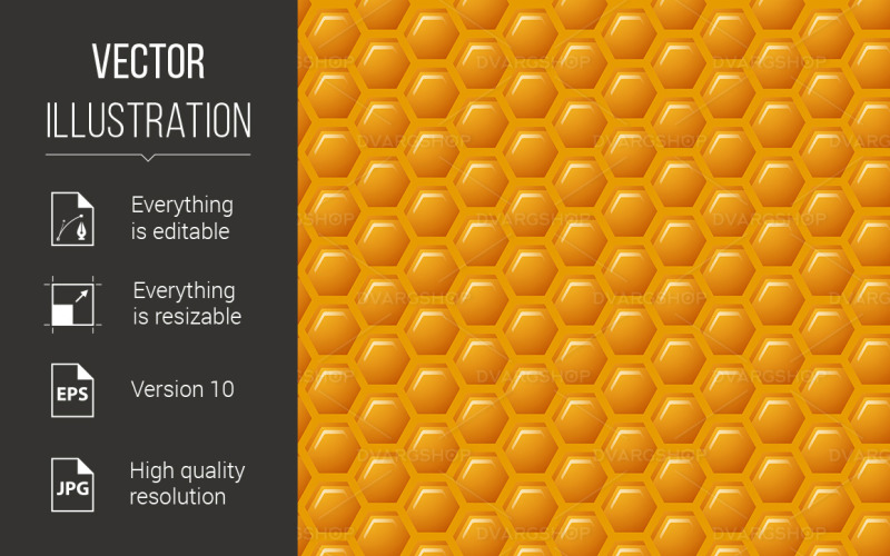 Honeycombs - Vector Image Vector Graphic