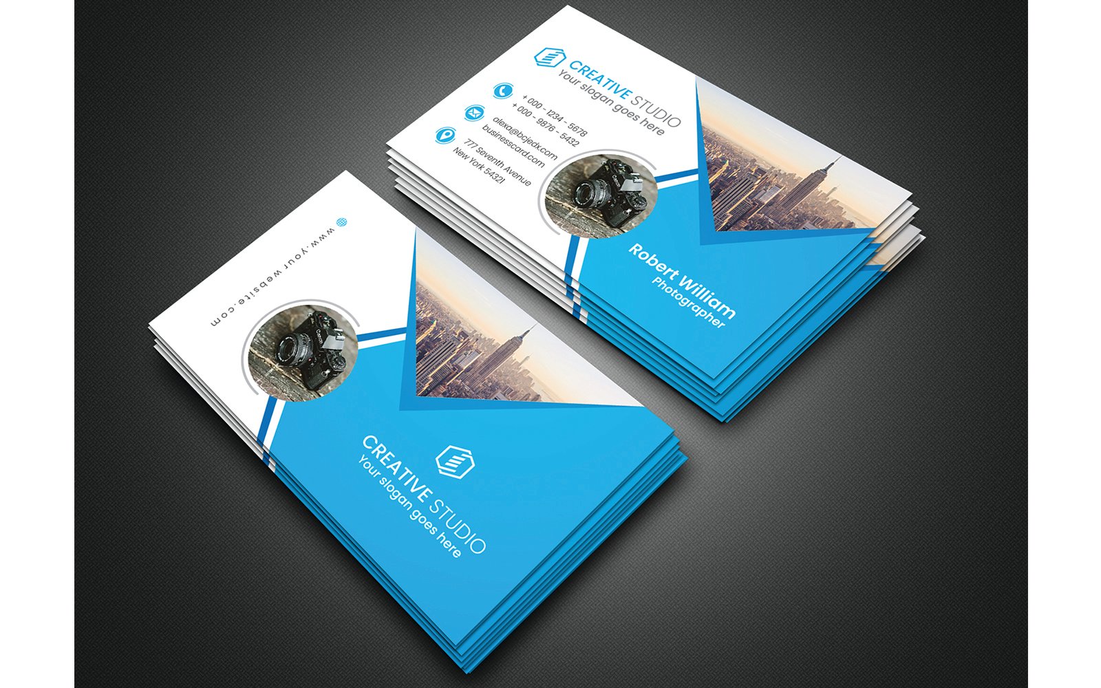 Template #117409 Cardcardcleancmykcolorcompanycorporatecreativedesigndesignerepsgreenhorizontalmodernpersonalprintprint Ready Webdesign Template - Logo template Preview