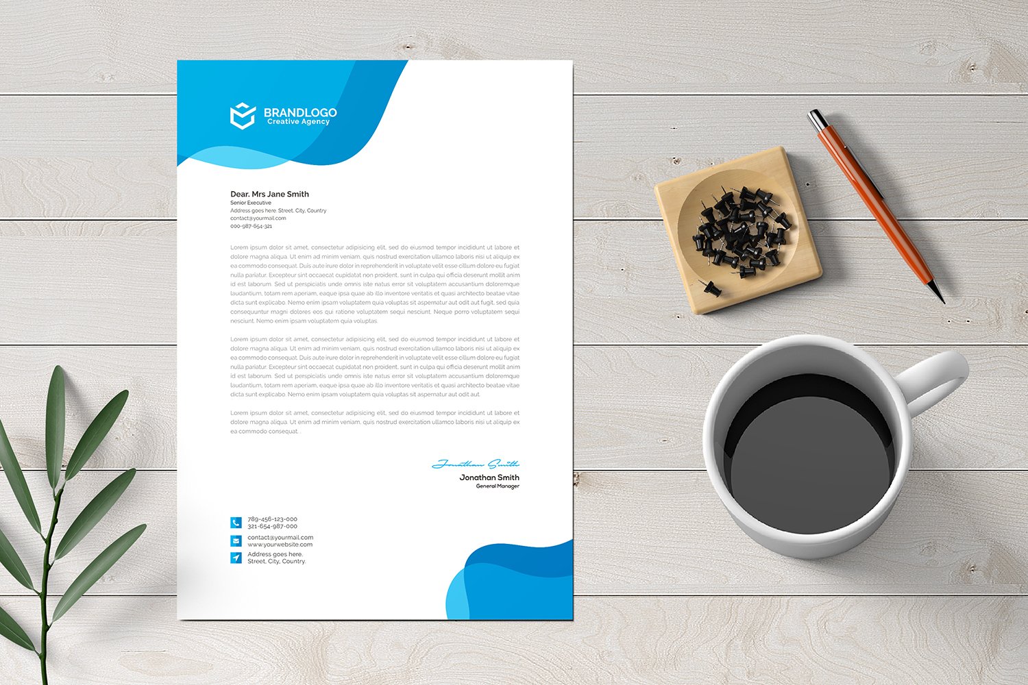 Template #117413 Business Card Webdesign Template - Logo template Preview