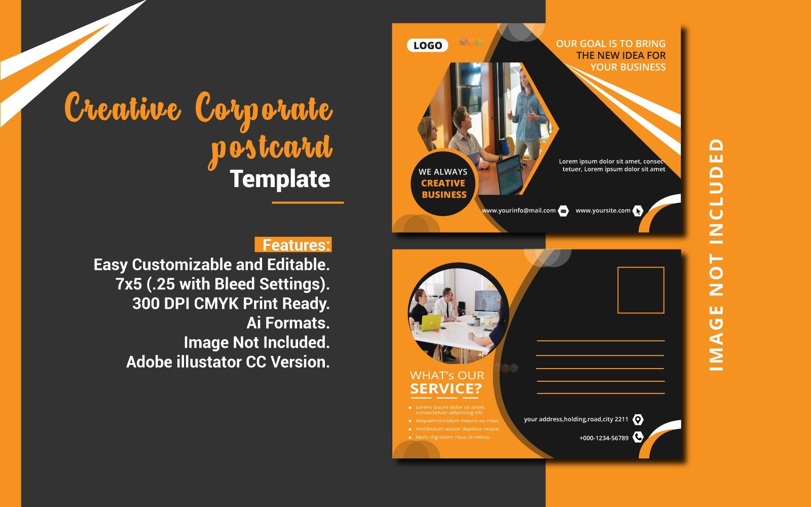 Template #117423 Concept Invitation Webdesign Template - Logo template Preview