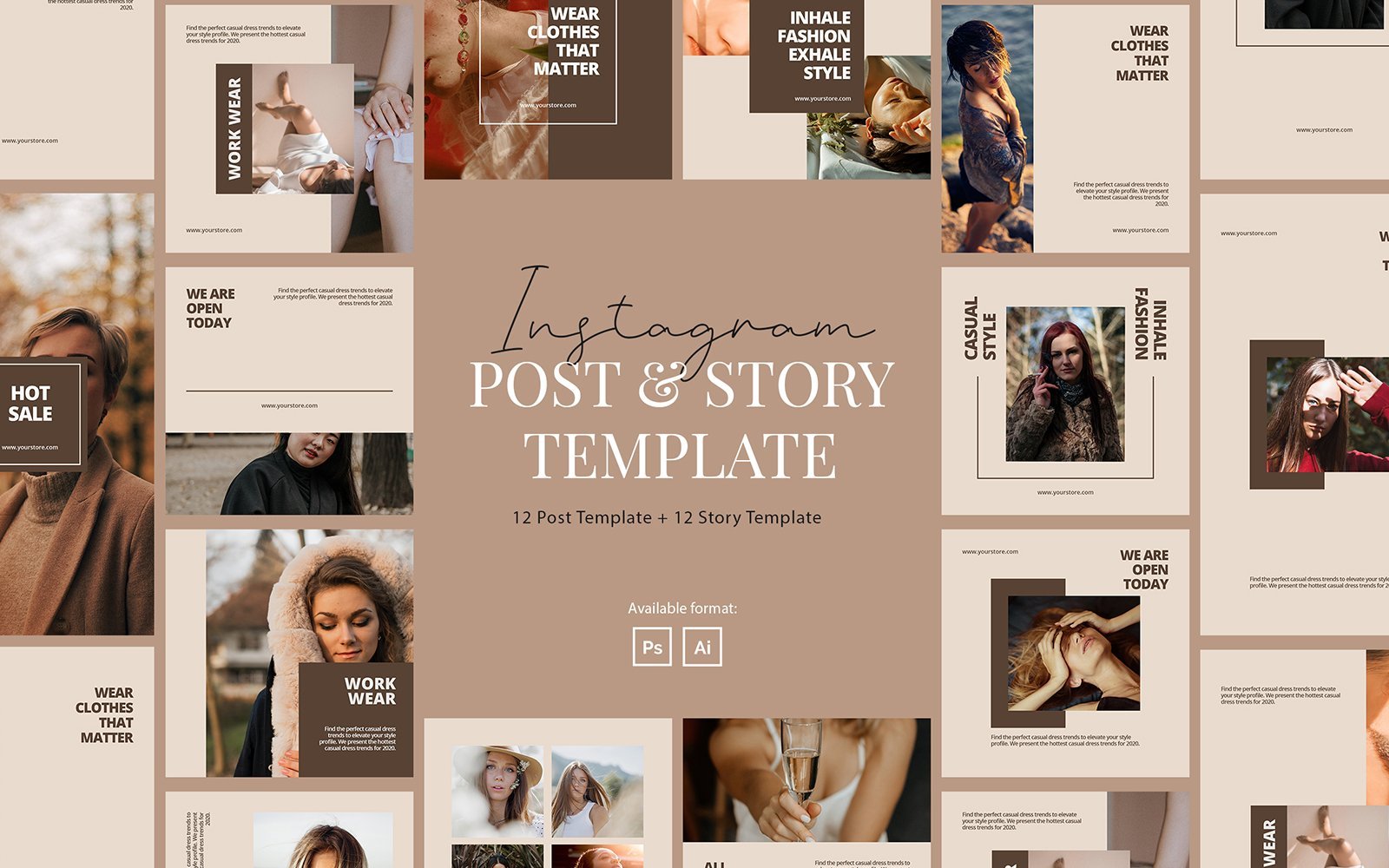 Kit Graphique #117426 Corporate Instagram Divers Modles Web - Logo template Preview