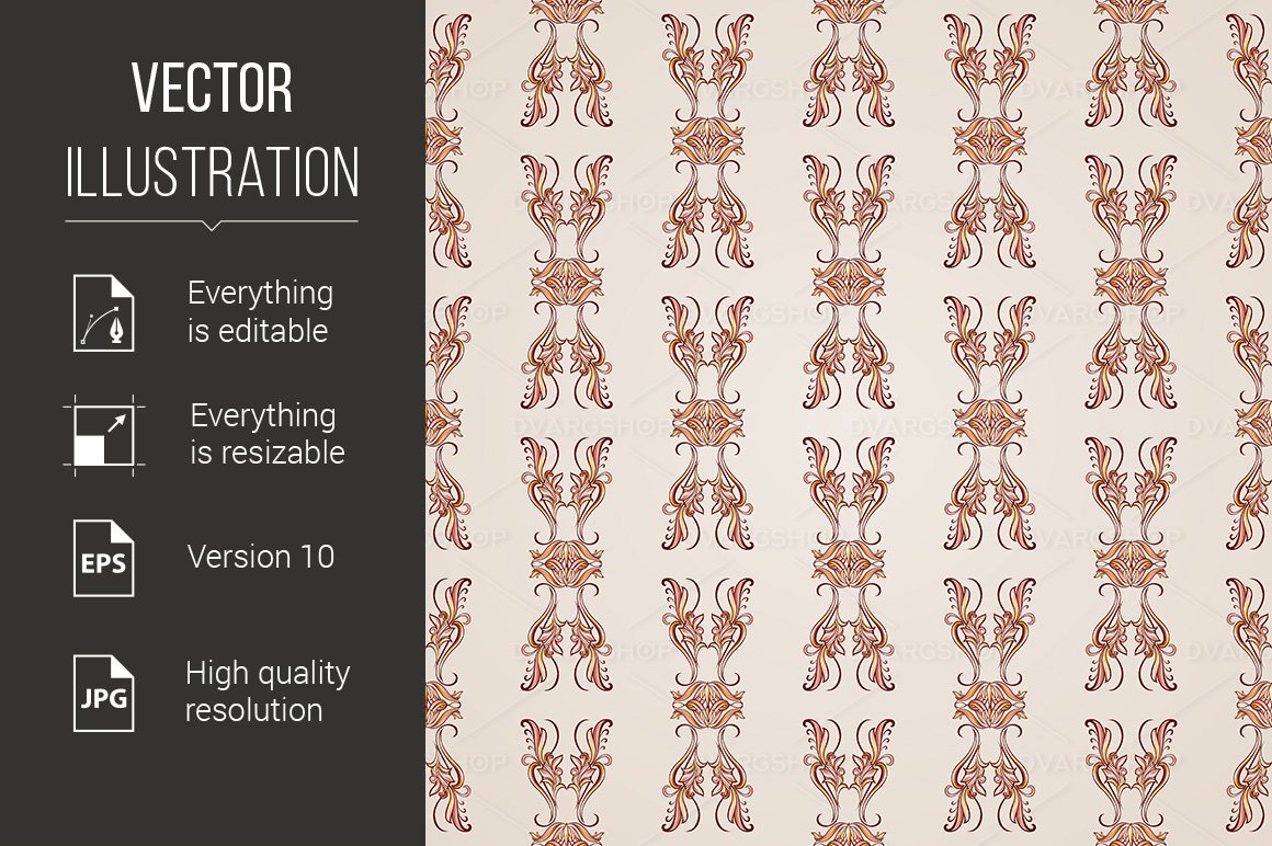 Template #117455 Pattern Floral Webdesign Template - Logo template Preview