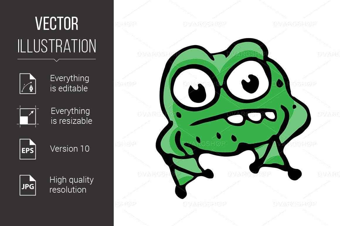 Kit Graphique #117475 Cartoon Grenouille Divers Modles Web - Logo template Preview