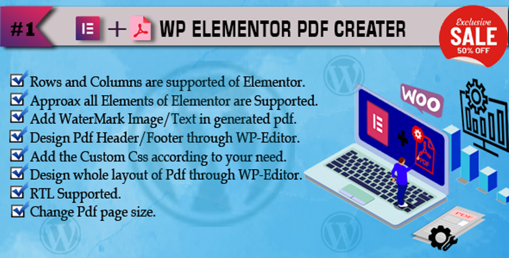 Pdf Creator-add-on voor Elementor WordPress-plug-in