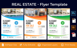 Real Estate Flyer Vol-04 - Corporate Identity Template