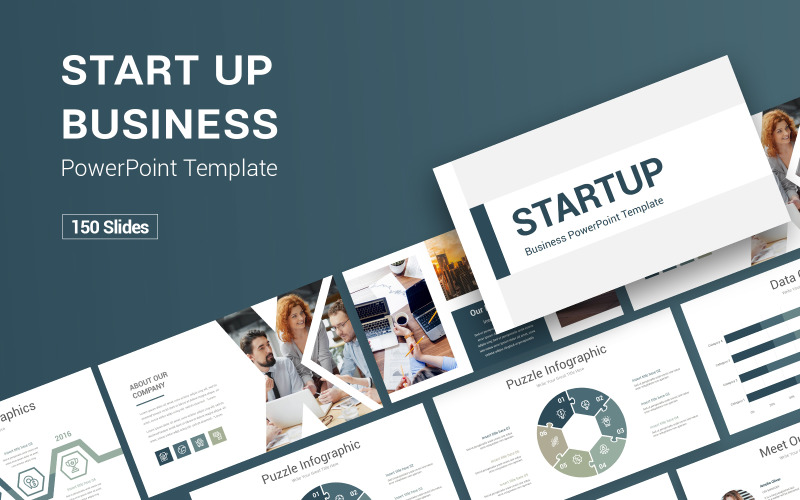 START UP Business PowerPoint template PowerPoint Template