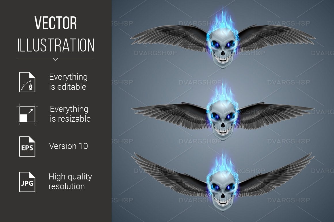 Kit Graphique #117501 Skull Mutant Divers Modles Web - Logo template Preview