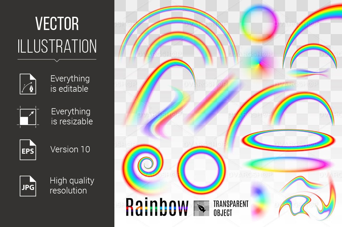 Kit Graphique #117541 Rainbow Formulaire Divers Modles Web - Logo template Preview