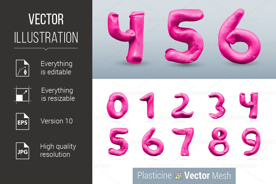 Kit Graphique #117545 Plasticine Ensemble Divers Modles Web - Logo template Preview